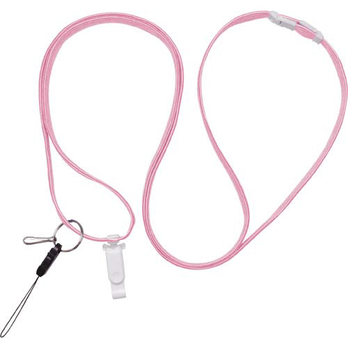 桃　多機能ロングストラップ　１５０ｃｍ画像