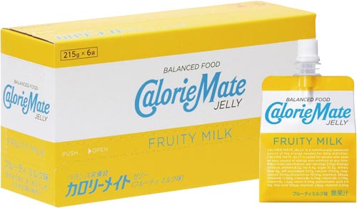 カロリーメイトゼリーフルーティーミルク２１５ｇ×６画像