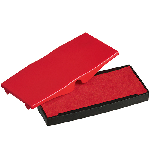 ｽﾀﾝﾌﾟ内蔵型角型印 S-855専用ﾊﾟｯﾄﾞ 赤 1個画像