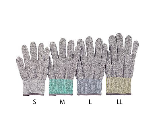 アズツール耐切創手袋（レベル3・コート無）　黄　LLサイズ画像