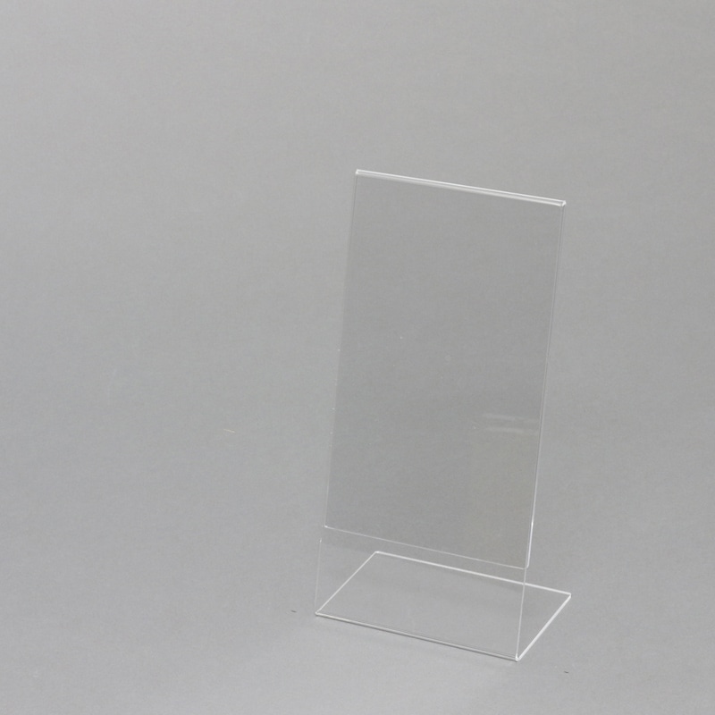 アクリルサインホルダー　Ｌ字片面　Ａ４三つ折　縦画像