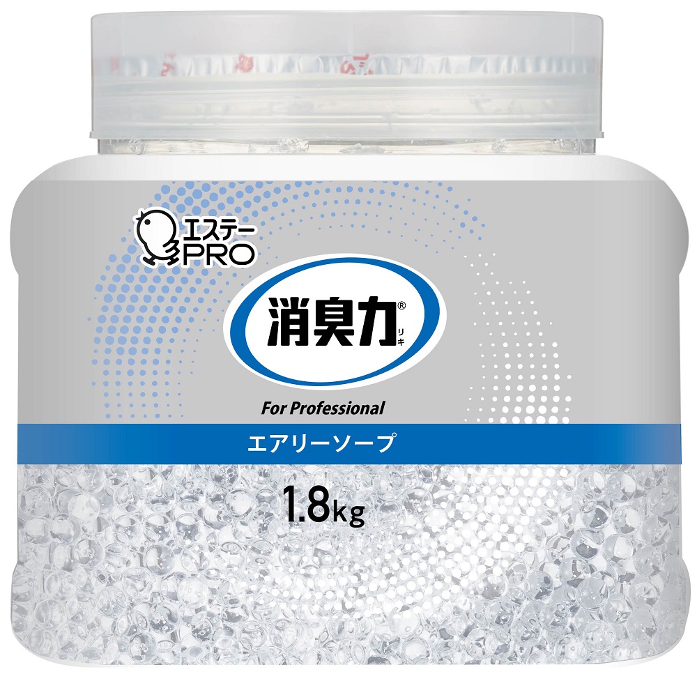 消臭力 業務用 ビーズタイプ 特大 本体 1.8kg エアリーソープ 1個画像