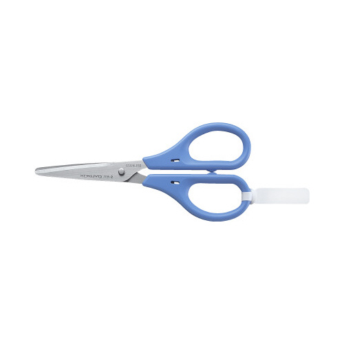 ハサミ　刃渡り４５ｍｍ　青画像