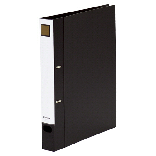 Dﾘﾝｸﾞﾌｧｲﾙ(脱･着) A4ﾀﾃ 2穴 250枚収容 背幅40mm 黒 1冊画像