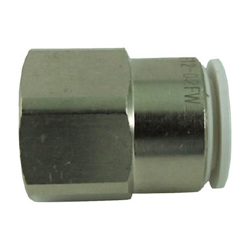 ﾀｯﾁｺﾈｸﾀｰﾌｧｲﾌﾞ ﾌｨﾒｲﾙｺﾈｸﾀｰ W(白)12mm･RC1/4 1個画像