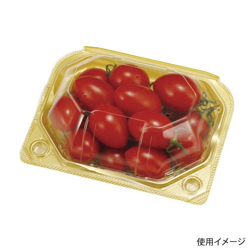 フルーツ容器 PSクリアルーフS(深) 9H GLW エフピコチューパ 透明な容器に詰まった新鮮な果物が見える状態