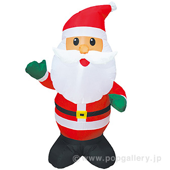 エアブロー ファンシーサンタ（高さ：H120cm）画像