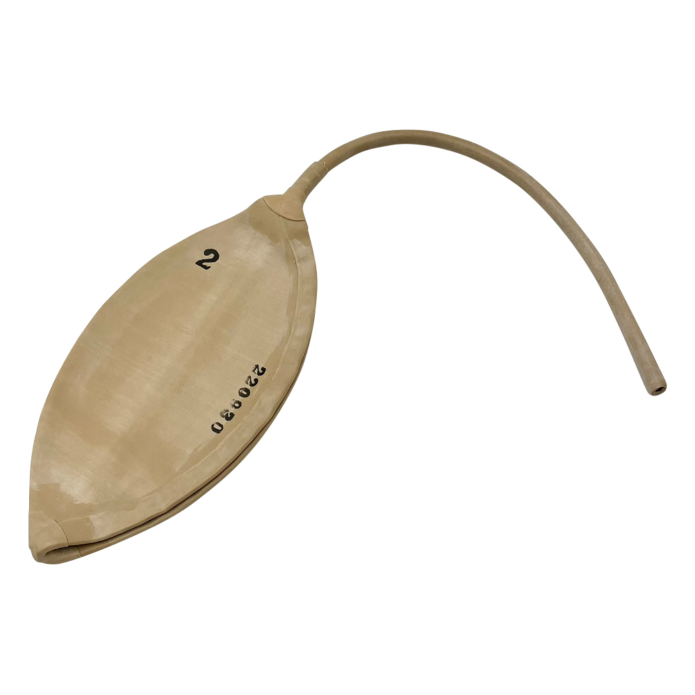 ガス採集袋(天然ゴム製)　2L　片口