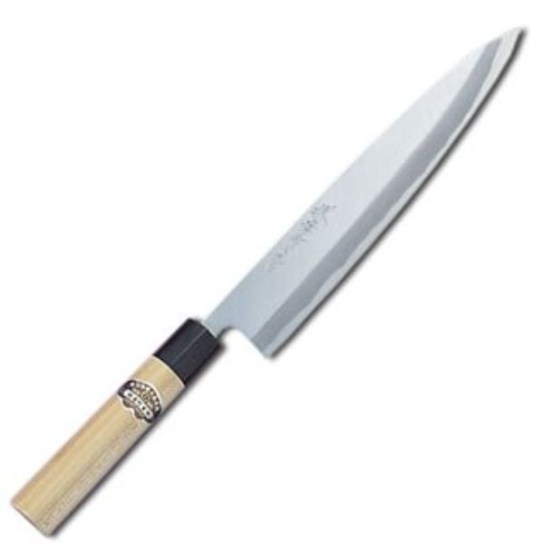 堺孝行　本霞研和包丁身卸出刃21cm　No.05102　青木刃物製作所画像