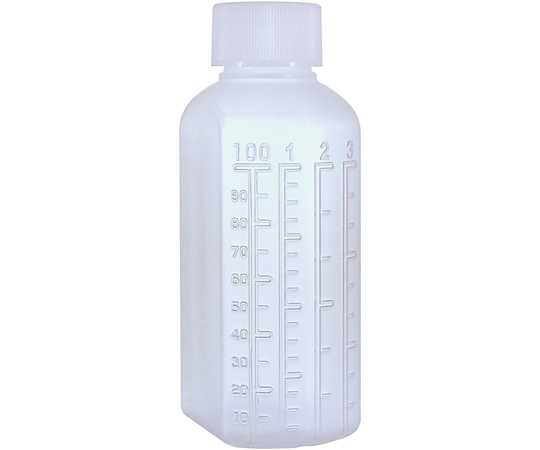 マーカー投薬瓶 100mL ノーマルキャップ（ホワイト：白）1箱（120本入）画像