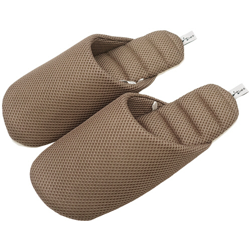 ｼﾞｬﾌﾞｼﾞｬﾌﾞｽﾘｯﾊﾟ(ﾒｯｼｭ) ﾌﾞﾗｳﾝ L 1足画像