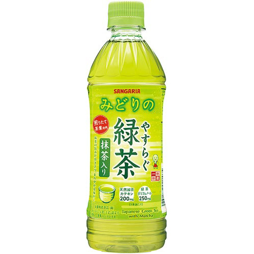 やすらぐ抹茶入り緑茶　５００ｍｌ　２４本画像