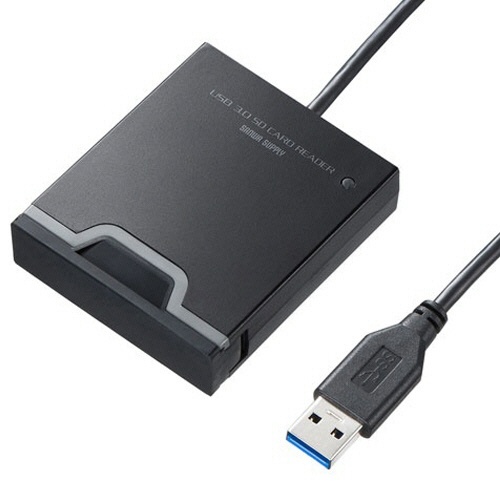 USB3.2　Gen1　SDカードリーダー　ブラック　1個画像
