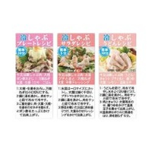 ラベル SP-453 冷しゃぶレシピアソート 朋JSP [ケース販売]画像