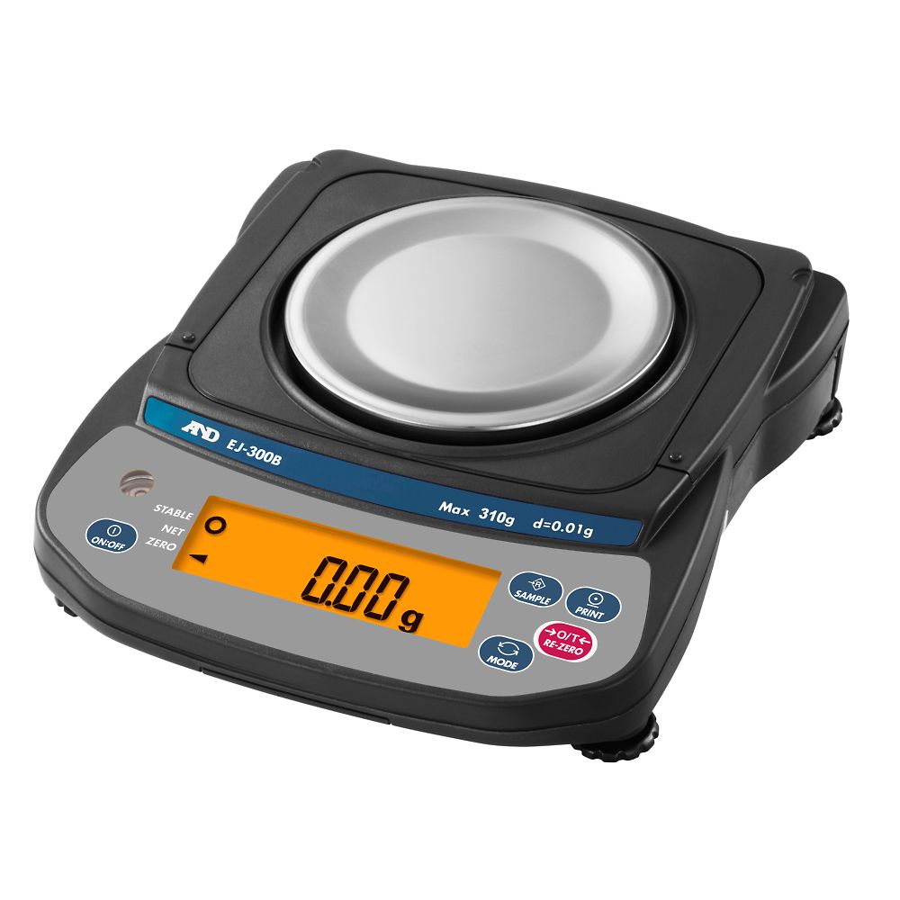 パーソナルコンパクト電子天びん EJ-Bシリーズ  ひょう量:310g 最小表示:0.01g  JCSS校正付