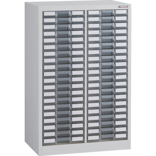 ｶﾀﾛｸﾞｹｰｽ 浅型2列20段 560×360×H880 ﾎﾜｲﾄ 1台画像