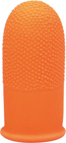 指サックＬ　オレンジ　１０個入×１０画像