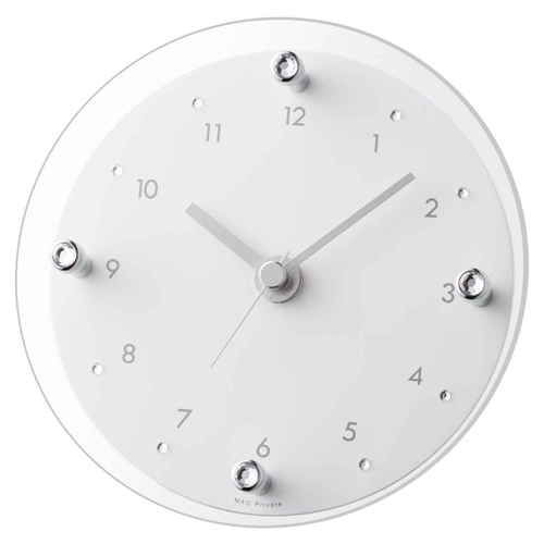 置き時計 置時計 ティアモント ホワイト