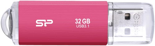 キャップ式ＵＳＢメモリ　Ｂ０２　３２ＧＢ　桃　３個画像