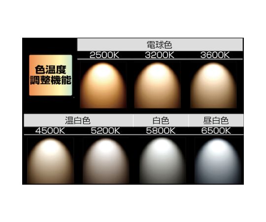 LEDワークライトR151 光を放つ明るいライトが正面から見える状態。