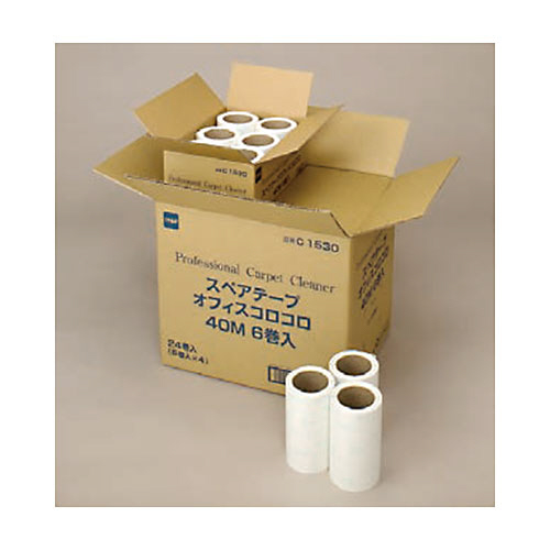 ｵﾌｨｽｺﾛｺﾛ ｽﾍﾟｱﾃｰﾌﾟ 幅187mm×40m巻 1ｾｯﾄ(24巻:6巻×4箱)画像