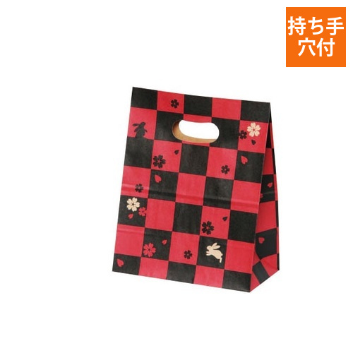パックタケヤマ 紙手提袋 イーグリップ M 華市松画像