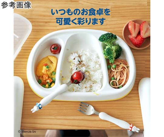 フォーク＆スプーン miﬀy 12個入 カラフルなデザインのスプーンとフォークが整然と並んでいる様子