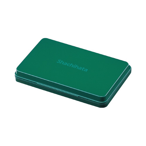 シヤチハタスタンプ台（油性顔料）　大形　緑