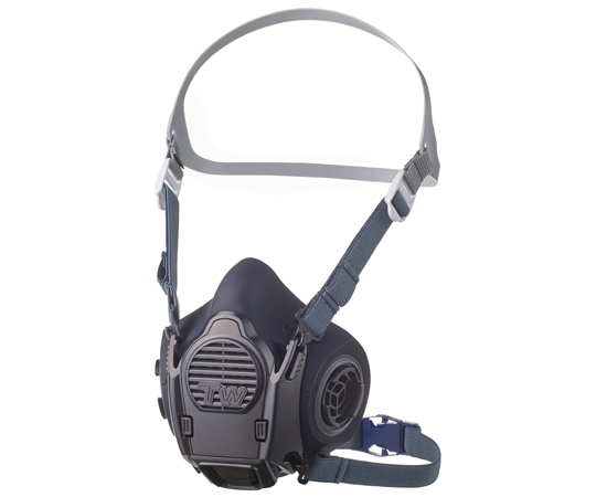 防じん・防毒両検定マスク/半面形/Mサイズ/伝声器付き