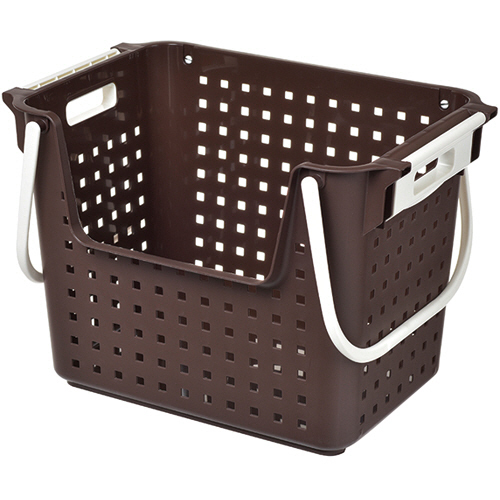 積重ねﾜｲﾄﾞﾊﾞｽｹｯﾄ ﾌﾞﾗｳﾝ 1個画像