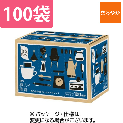 職人の珈琲　ドリップコーヒー　まろやか味のマイルドブレンド　7g　1箱(100袋)画像