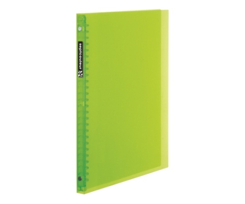 ファイルノート セプトクルール B5 プラスチックバインダー スリム グリーン画像