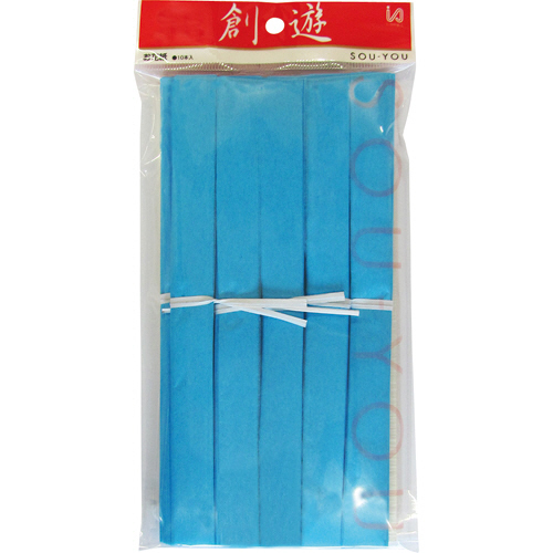 おはながみ 10枚折加工済 水 1ﾊﾟｯｸ(10本)画像