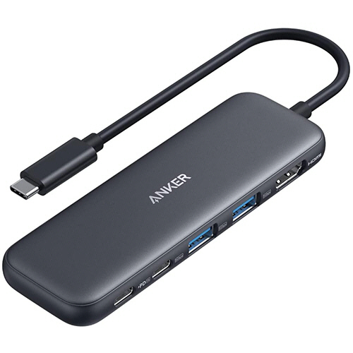 ANKER 332 USB-Cﾊﾌﾞ(5-in-1 PD100W対応) ﾌﾞﾗｯｸ 1個