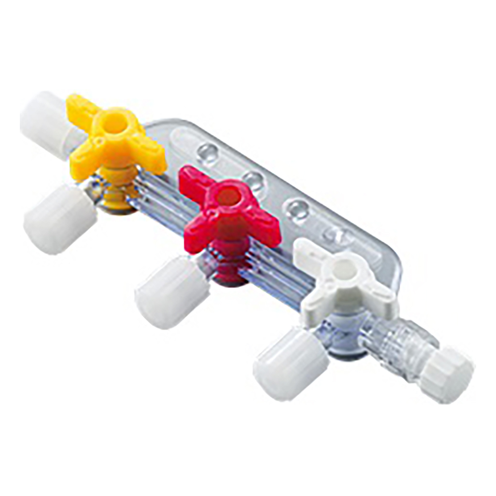 ルアーストップコックマニフォールド メスルアー4個・オスルアーロック1個画像