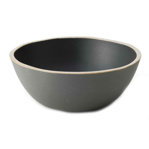 ボウル 18cm L Palm パーム 陶器 ブラック画像
