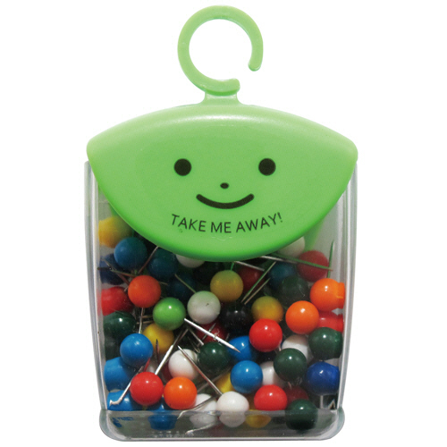 ﾂﾚﾃｯﾃ ﾏｯﾌﾟﾋﾟﾝ Φ6×針長10mm 10色ｱｿｰﾄ 1ｾｯﾄ(350本:70本×5ｹｰｽ)