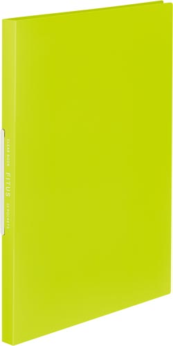 クリヤーブック＜ＦＩＴＵＳ＞固定式２０Ｐ　黄緑６冊画像