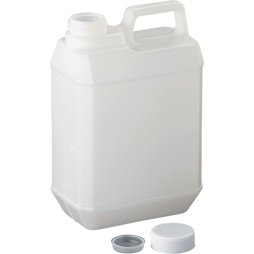 TKG PE 手付平角ﾎﾞﾄﾙ 2L (中栓･ｷｬｯﾌﾟ付) 1個画像