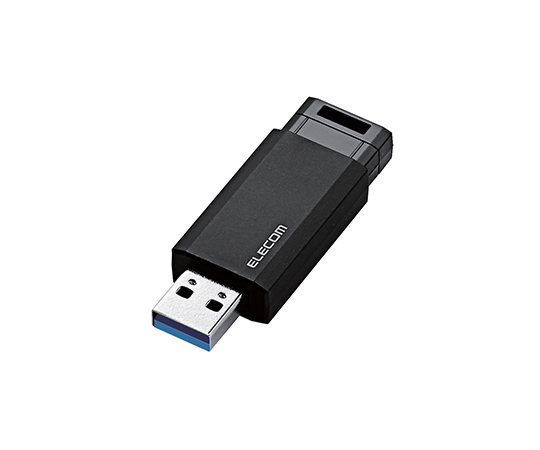 USB3.1（Gen1）対応　ノック式USBメモリ　16GB　ブラック画像