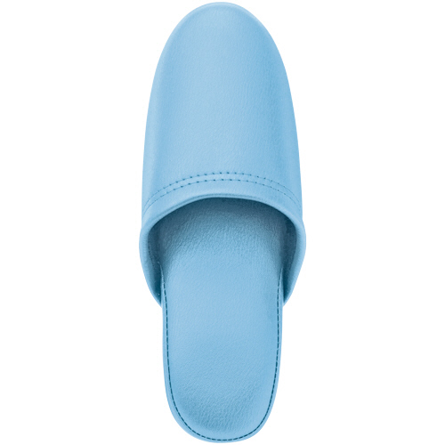 抗菌ﾋﾞﾆｰﾙﾚｻﾞｰ調ｽﾘｯﾊﾟ ﾌﾞﾙｰ 1足画像