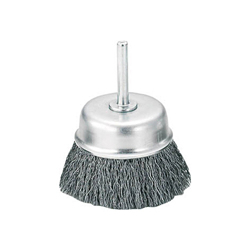 軸付ｶｯﾌﾟﾌﾞﾗｼ電動用(軸径6mm) 鋼線 線径0.3mm 1個画像