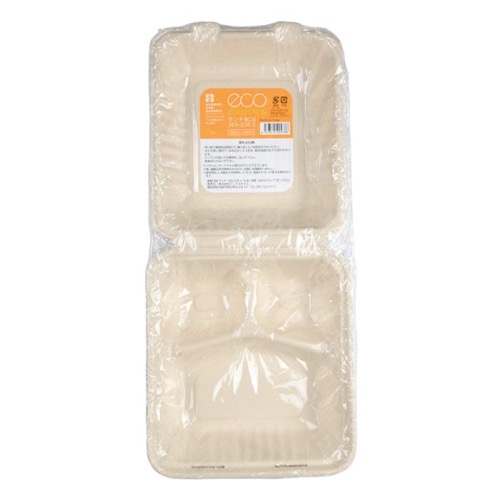 パックスタイル バガス容器 BBランチ 200-220-3（5枚入）画像