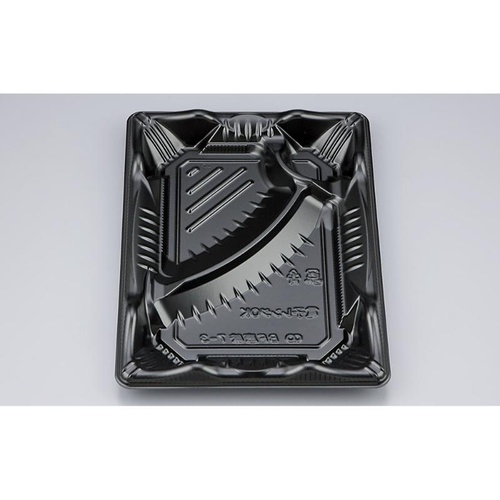 シーピー化成 弁当容器 BF恵味7-3 黒 本体(N)画像