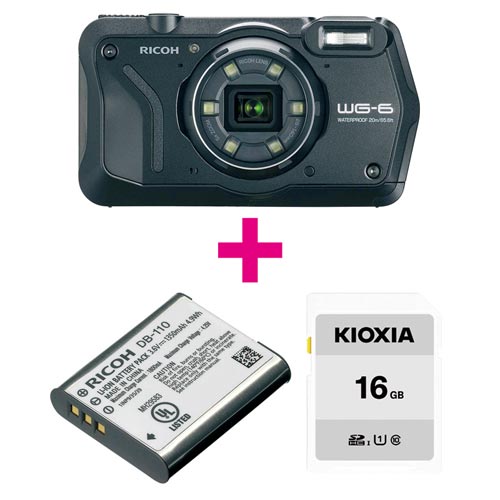 ＷＧ－６ＢＫ＋ＳＤＨＣ１６ＧＢ＋バッテリー画像