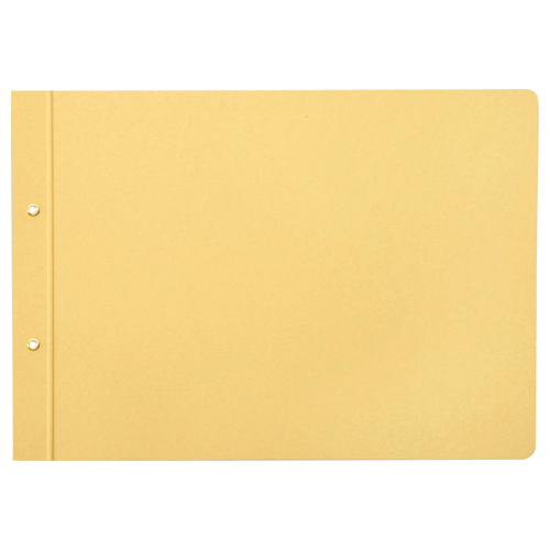 とじ込表紙 ｸﾗﾌﾄ紙 A4ﾖｺ 2穴 1ﾊﾟｯｸ(5組10枚)画像