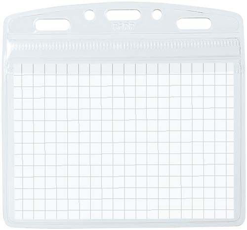 名札ケース防水密着チャック式　特大サイズ　１０枚入画像