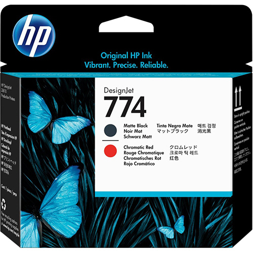 774 ﾌﾟﾘﾝﾄﾍｯﾄﾞ ﾏｯﾄﾌﾞﾗｯｸ/ｸﾛﾑﾚｯﾄﾞ P2V97A 1個画像