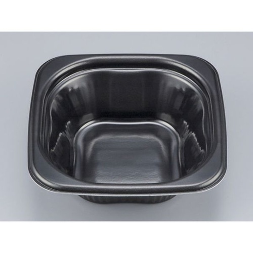 シーピー化成 どんぶり容器 TNランチ丼17 黒 本体 発泡画像