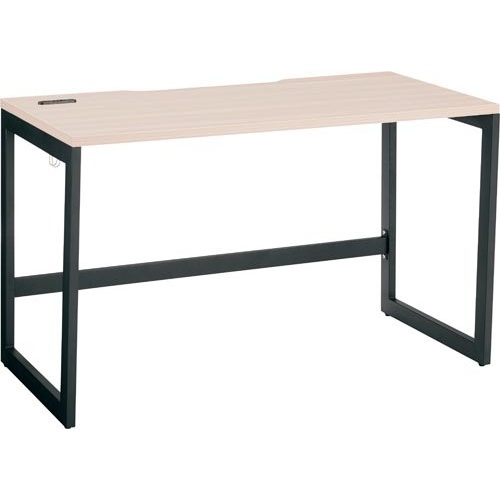 リスムデスクＤ６００Ｗ１２００　黒脚　ナチュラル